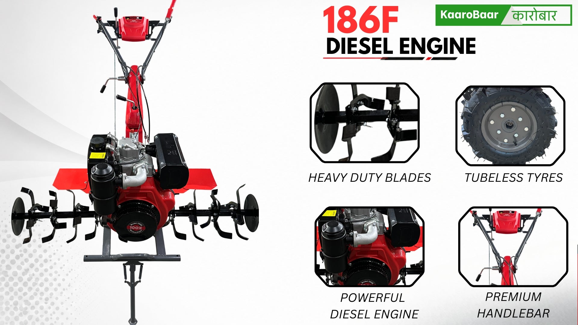 5.5 HP Diesel Power Weeder | 585D