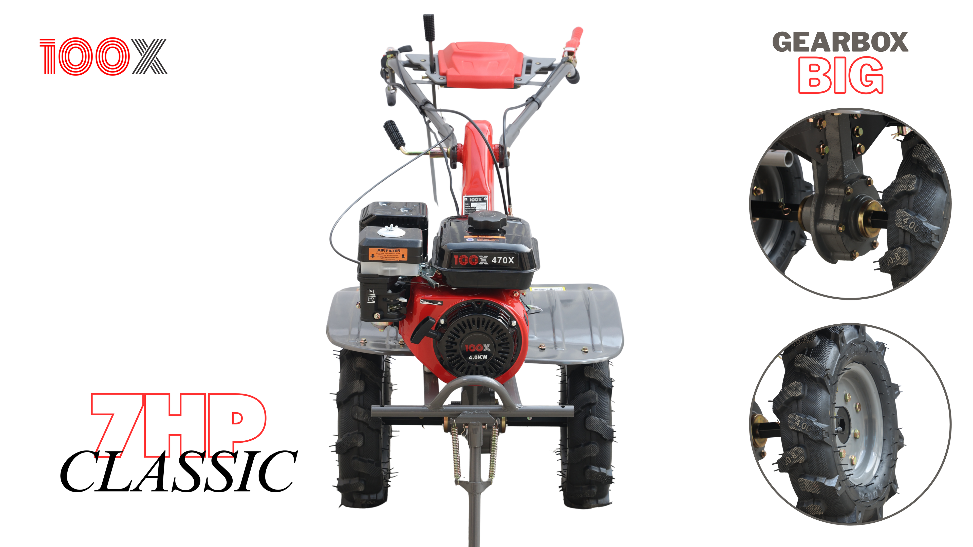 Power Tiller/Weeder 7HP Model 470X Base Model