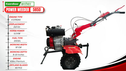 5.5 HP Diesel Power Weeder | 585D