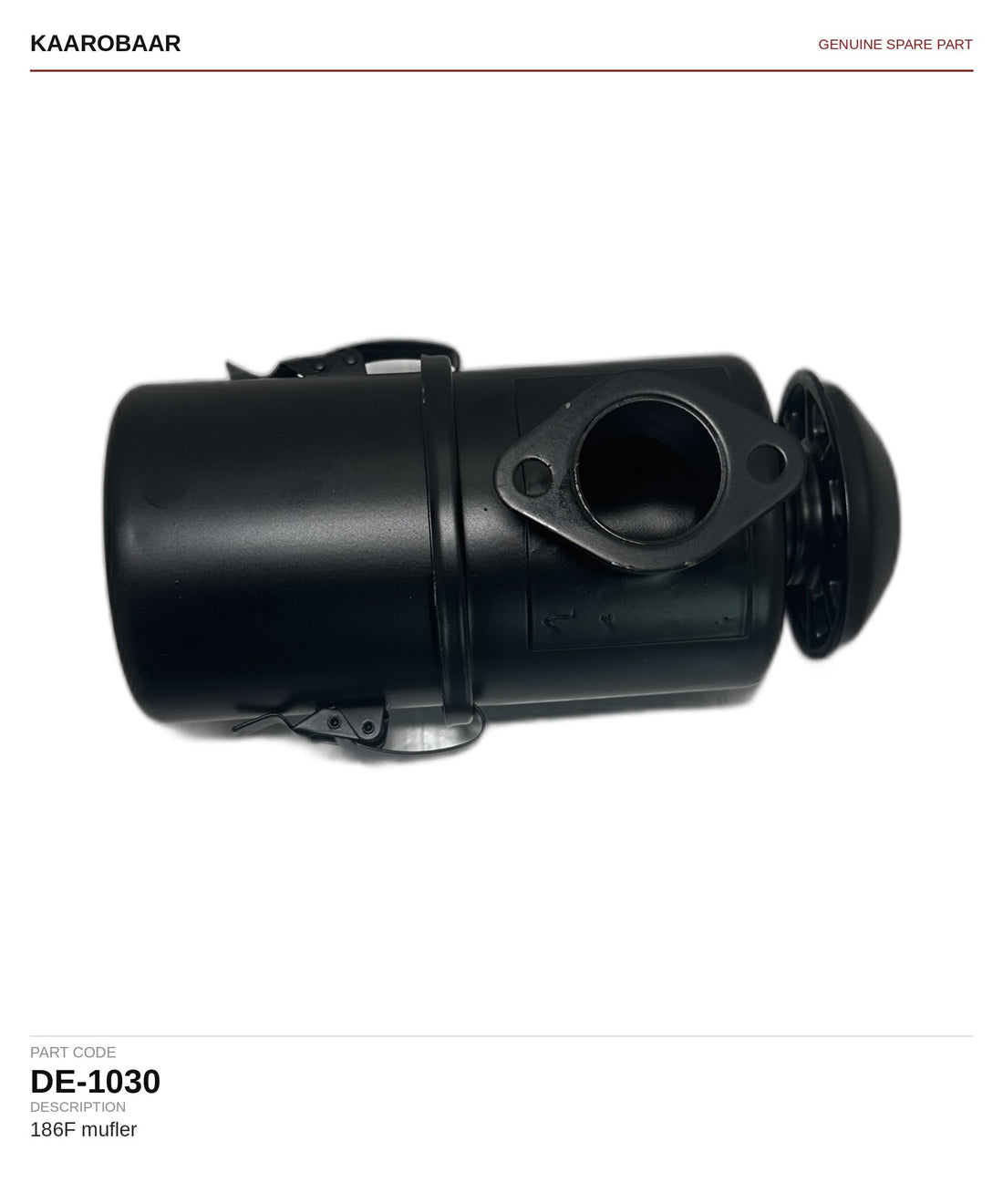 Kaarobaar 186F mufler spare part (DE-1030)