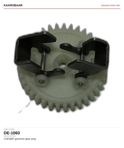 Kaarobaar 178/186F governor gear assy spare part (DE-1060)