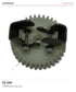 Kaarobaar 178/186F governor gear assy spare part (DE-1060)