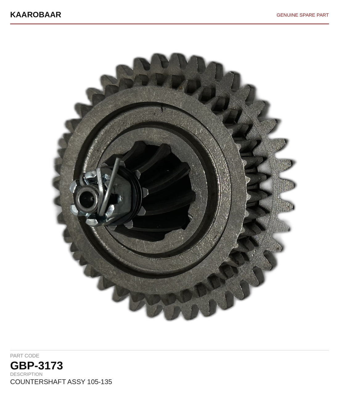 GBP-3173 - COUNTERSHAFT ASSY 105-135