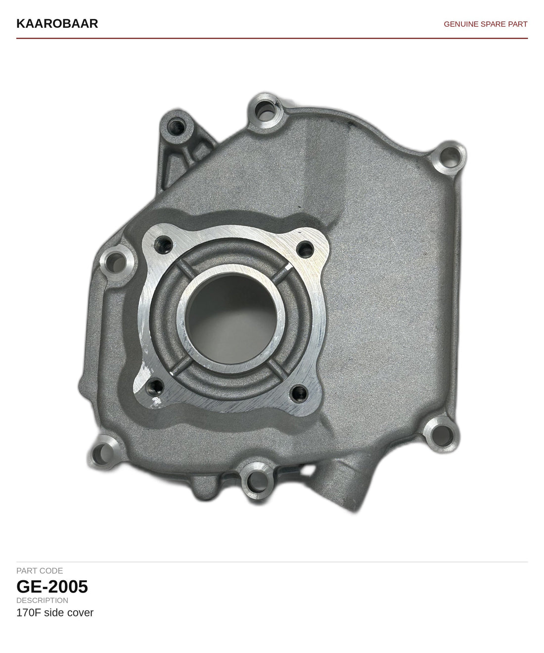 Kaarobaar 170F side cover spare part (GE-2005)