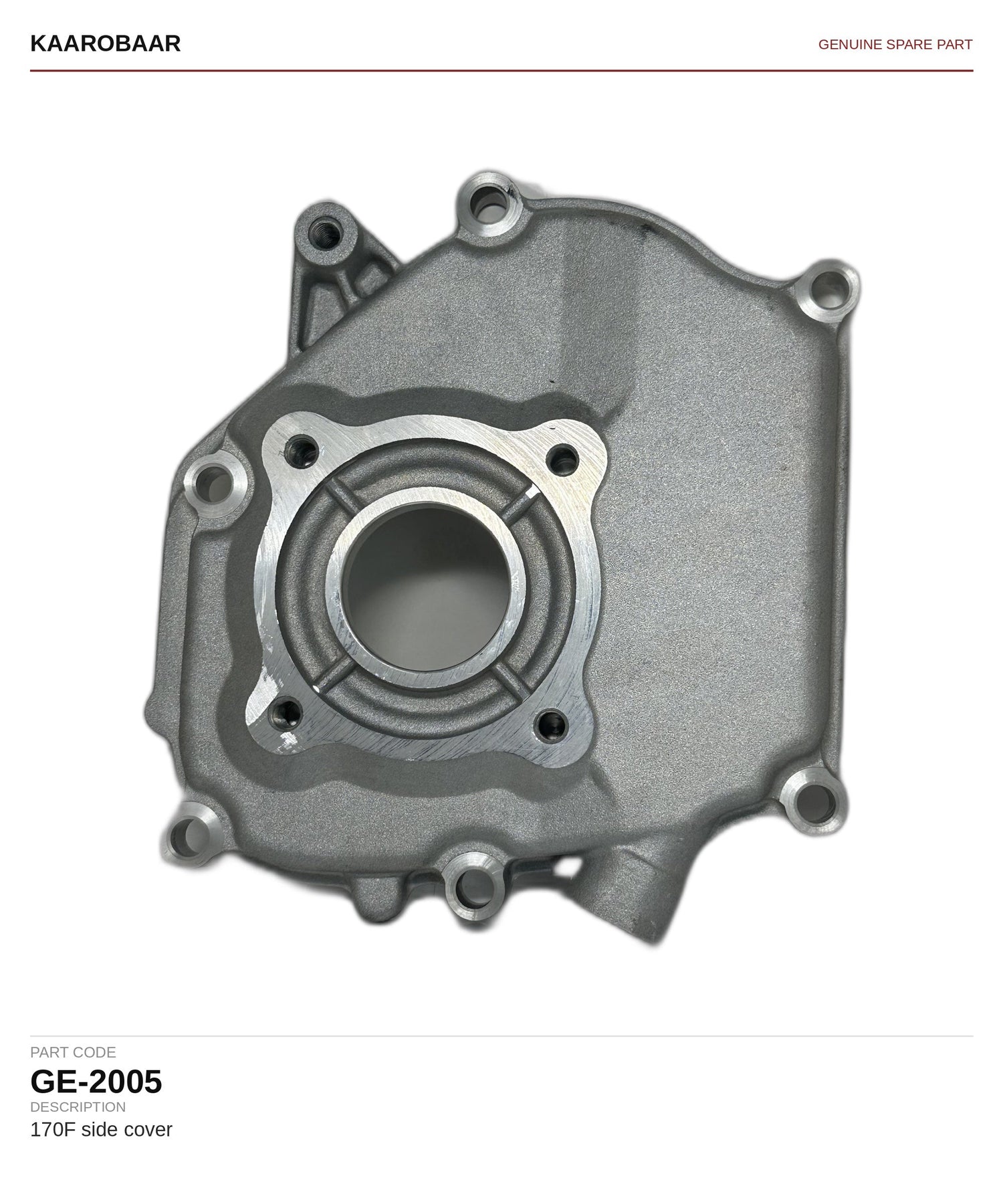 Kaarobaar 170F side cover spare part (GE-2005)