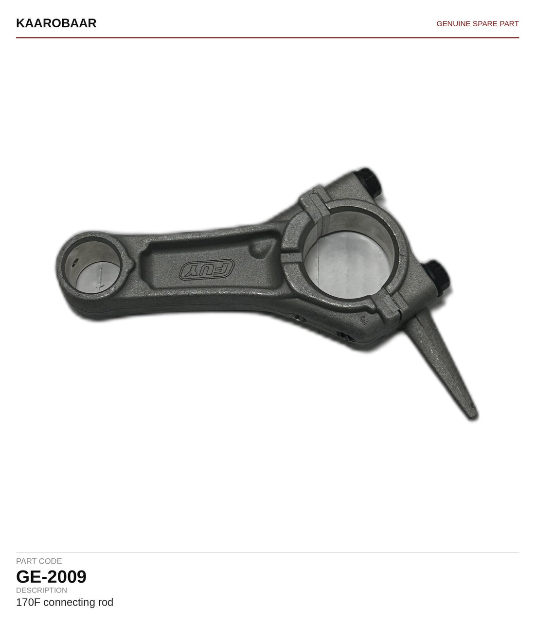 Kaarobaar 170F connecting rod spare part (GE-2009)