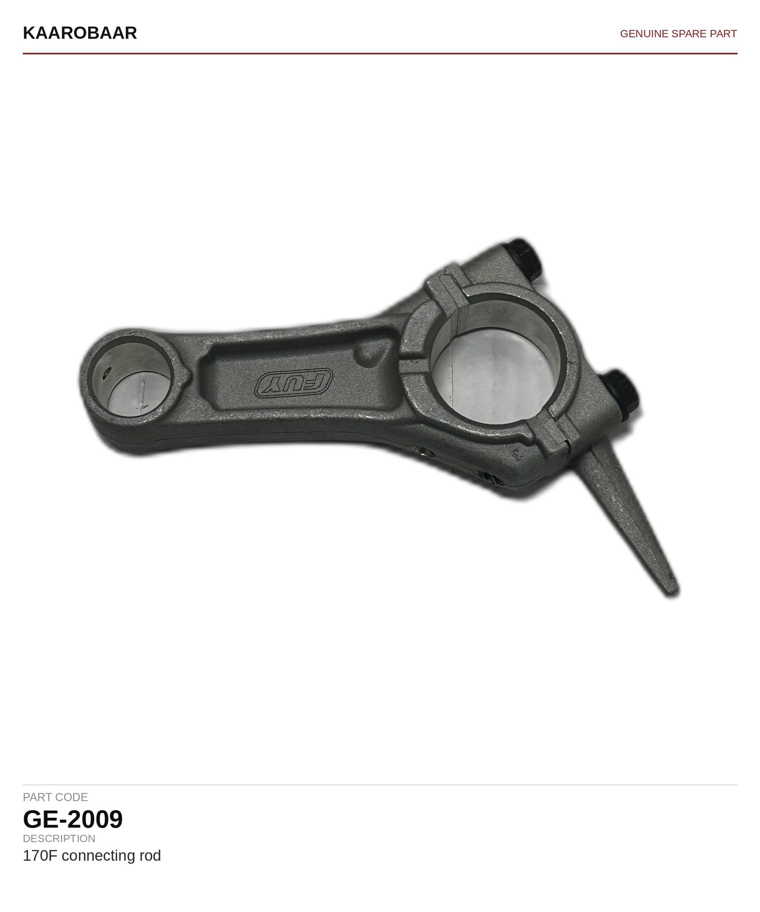 Kaarobaar 170F connecting rod spare part (GE-2009)