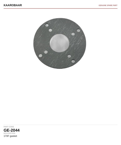 Kaarobaar 170F gasket spare part (GE-2044)