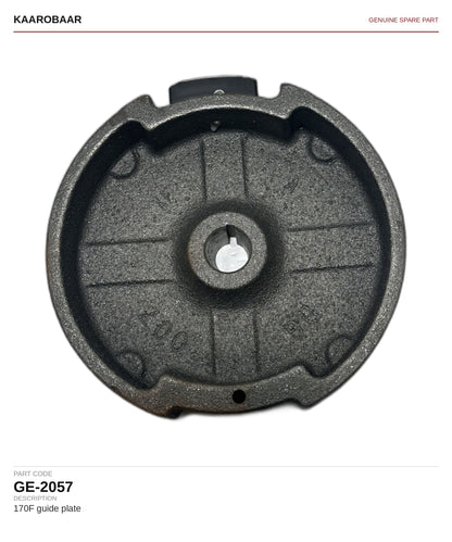 Kaarobaar 170F guide plate spare part (GE-2057)