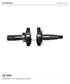 Kaarobaar 170F crankshaft 25mm for weeder spare part (GE-2066)